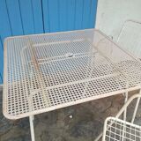 Set table and chairs EMU model Rio of the 1950s