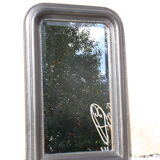 Louis-Philippe style beveled black mirror