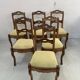 Suite de six chaises de style Louis Philippe en merisier XIX siècle
