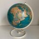 Vintage globe 1979 terrestrial Taride twisted metal 35 cm