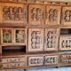 Large Oak Sideboard With Interlaced Doors - 1960s