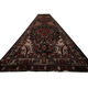 Traditional persian runner rug long oriental red beige wool carpet 89x518cm
