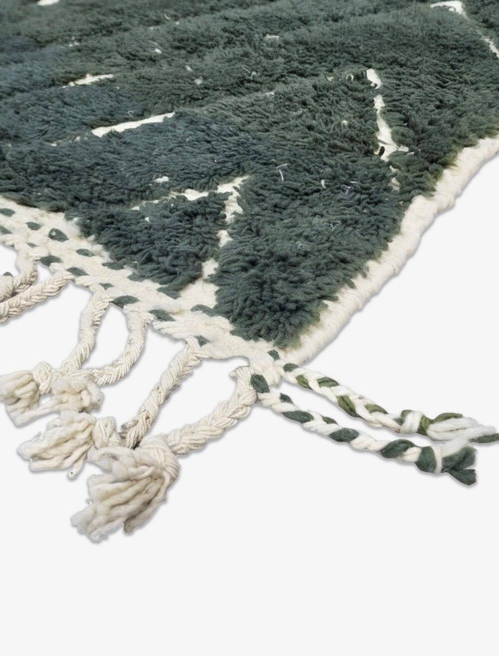 Tapis Vert Marocain - 298 x 205 cm