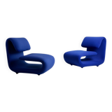 Etienne Henri Martin, 2 armchairs 1500, TFM, circa 1964