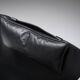 Black leather Cab 423 by Mario Bellini for Cassina