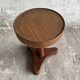 Table d’appoint vintage en bois – France, vers 1950
