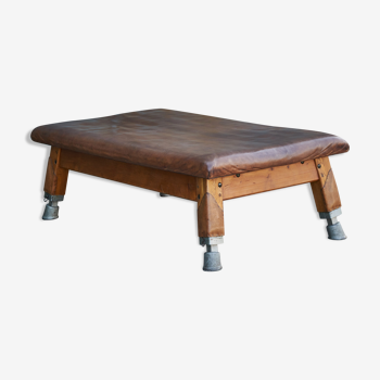 Gymnastics leather bench table 1930