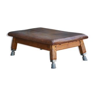 Gymnastics leather bench table 1930