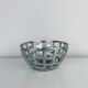Vintage Brutalist Aluminum Fruit Bowl