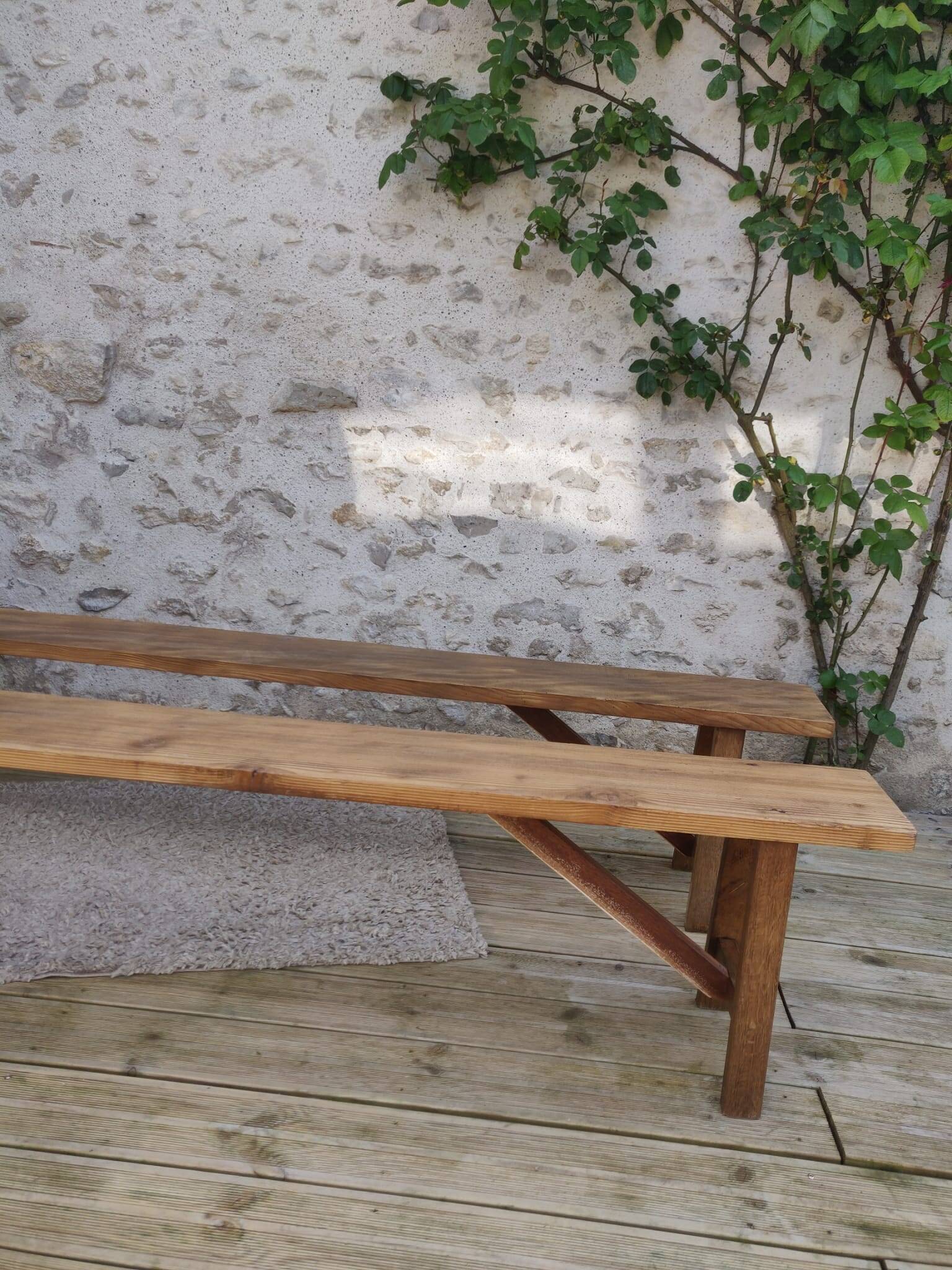 Pair of old benches