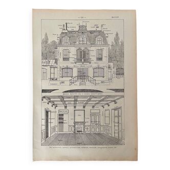 Lithograph on the house - 1920