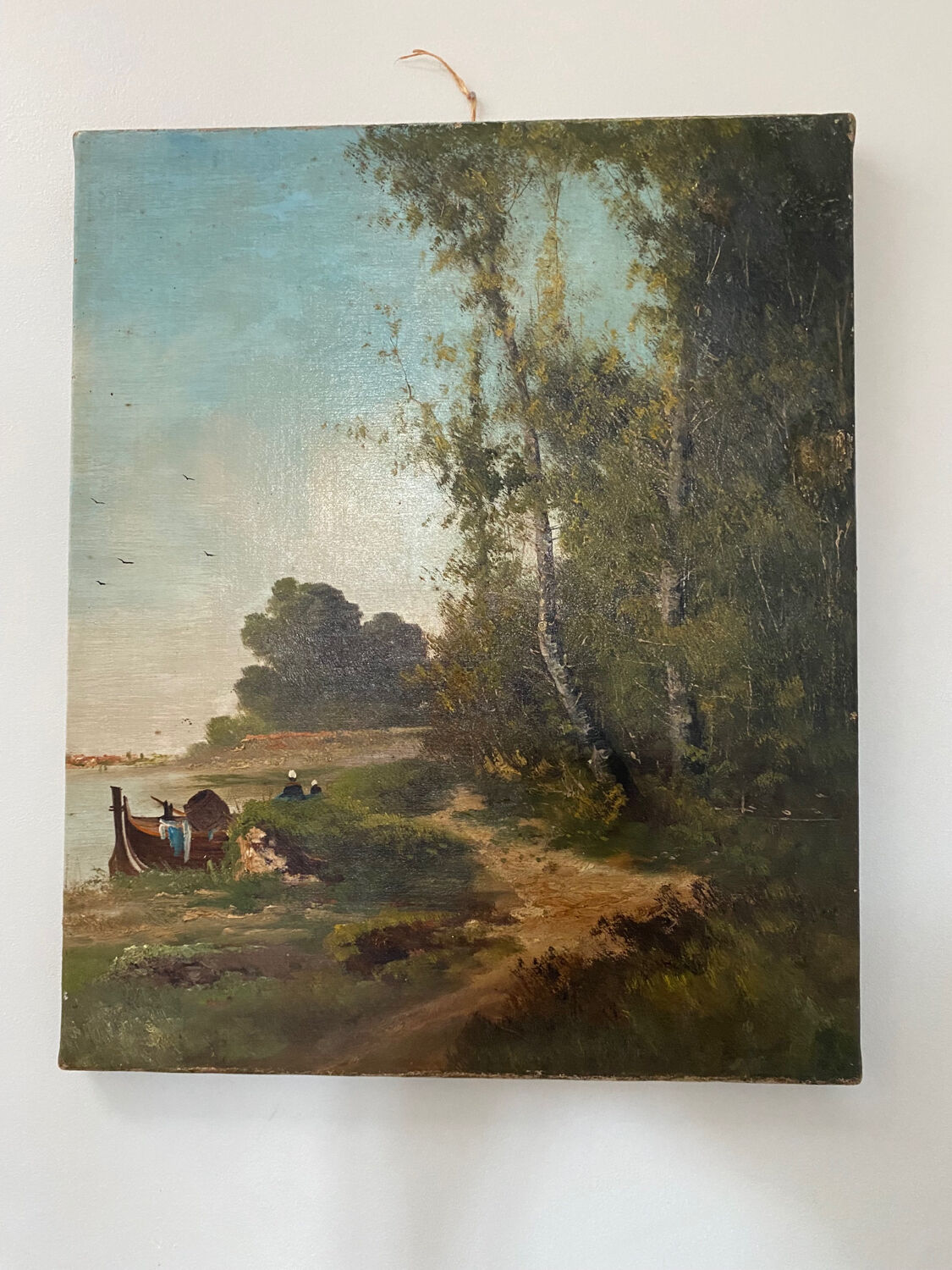 Oil painting painting
