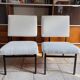 Pair of designer armchairs by Paul Geoffroy published by Airborne 1960