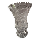 Vase en cristal taille