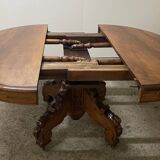 Pedestal Table With Bandeau In Walnut From The Early 20th Century