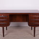 Rosewood desk by J. Svenstrup for A.P Mobler, 1960s
