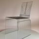 Max Sauze 1970s wire sculpture chair Made in France