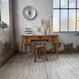 Blonde walnut desk and pine top 1900