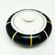 Sugar bowl, Art Deco, porcelain, Volksstedt, Germany, 1960s