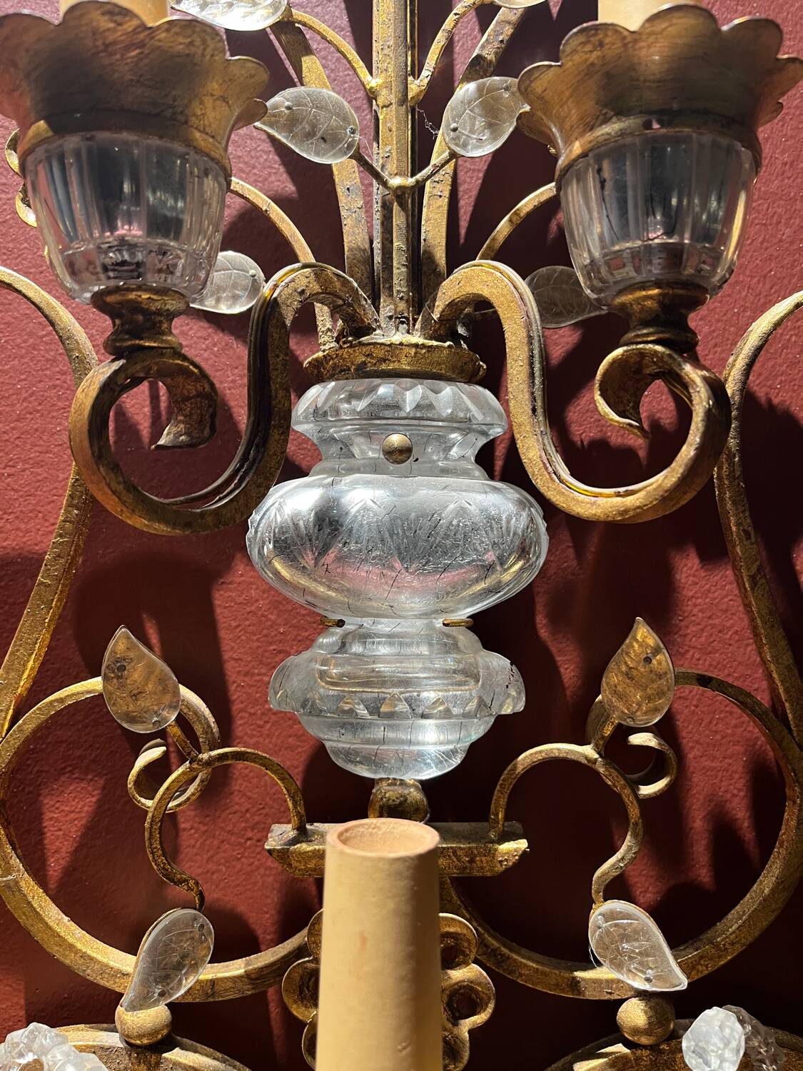 Pair of wall lights attributed to Maison Baguès or Maison Banci – c