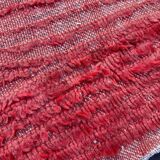 Red Moroccan carpet - 84 x 197 cm