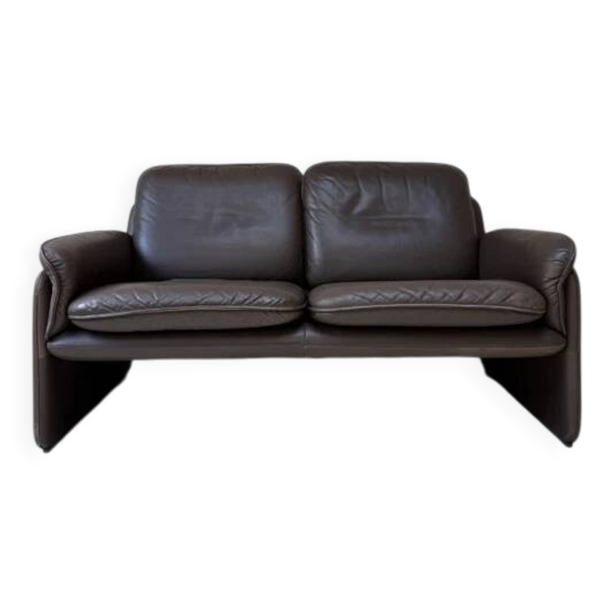 Vintage DS-61 leather 2-seater sofa by de Sede