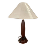 Teak lamp base
