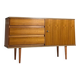 Buffet en noyer vintage avec tiroirs des années 60-70, de style mid-century, similaire au teck.