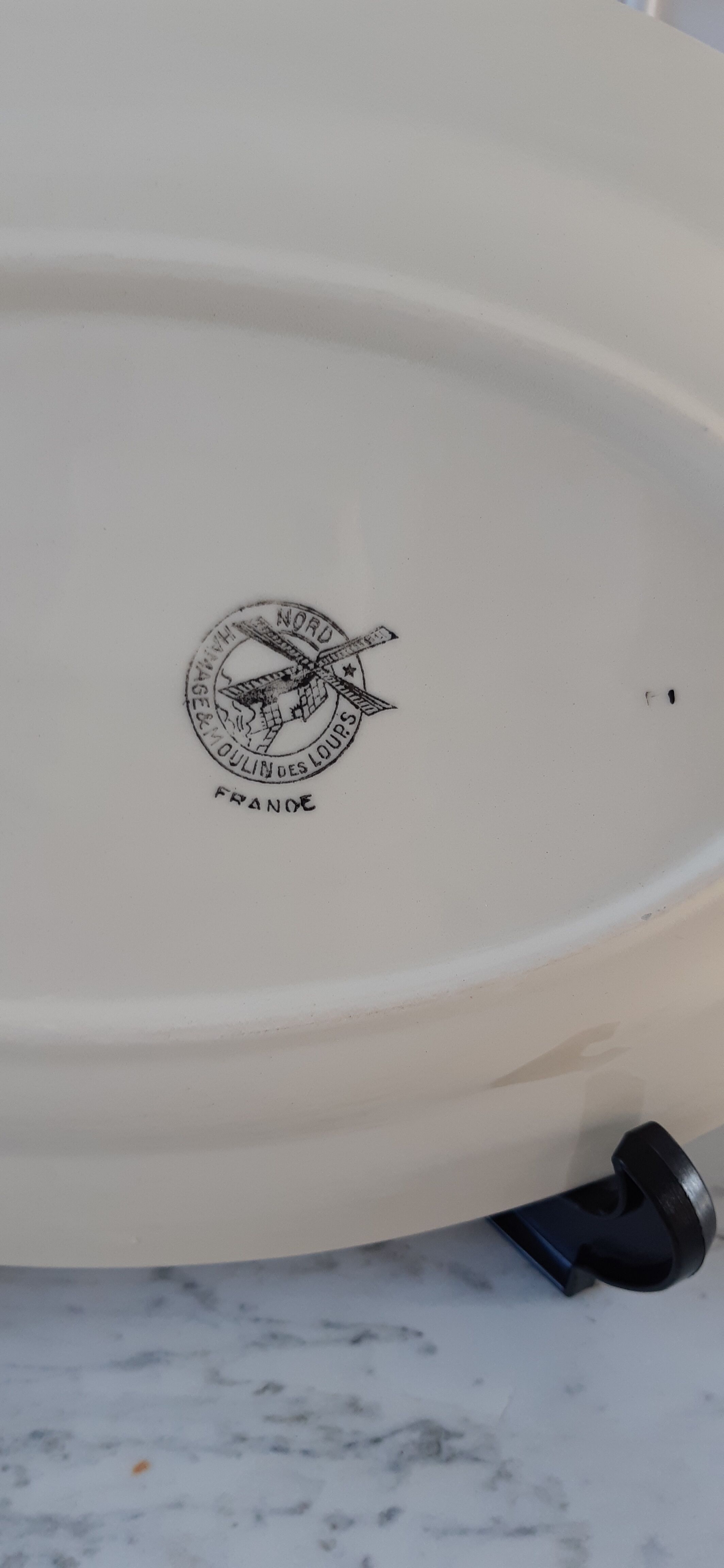 Plat oval Moulin des Loups