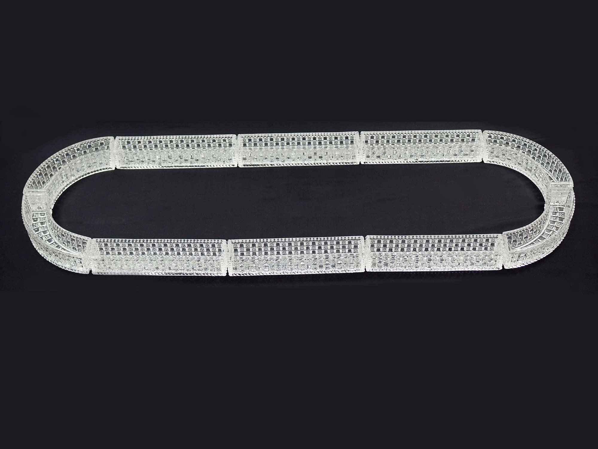 Art Deco Val St. Lambert Centre de Table Cristal-Circa 1930s