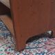 Vintage teak bookcase shelf