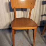 2 wooden bistro chairs Thonet