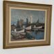 Huile su panneau suédois – « Bateaux » par Eskil Skans