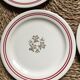 5 dessert plates in Gien porcelain France
