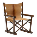 PL22 cowhide chair by Carlo Hauner & Martin Eisler for OCA, Brazil 60s.