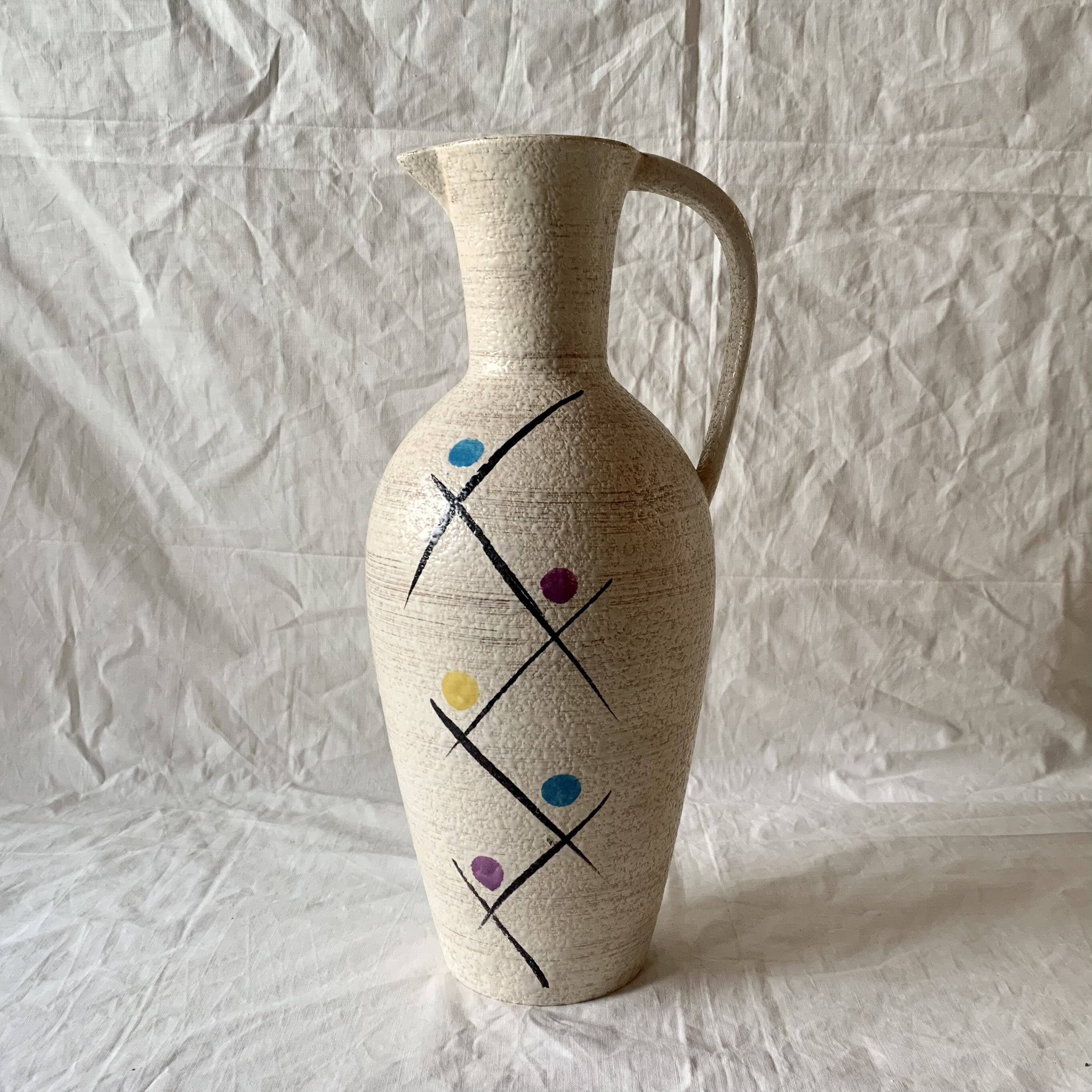 Modernist Scheurich Keramik Vase - Model 268 35 - West Germany - 1960s