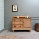 Large English chest of drawers (renovated)