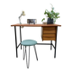 Desk with 2 drawers, leather top, Havana, 1950.