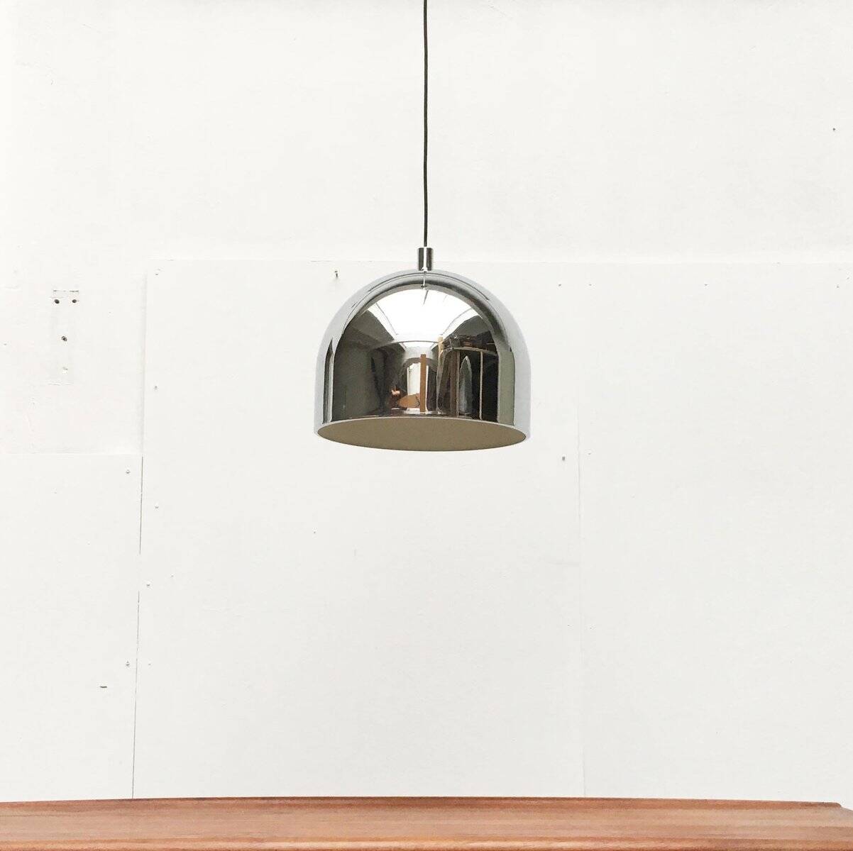 Suspension Chrome Modèle Allemand 5561 Espace Milieu du Siècle par Staff, Années 1970