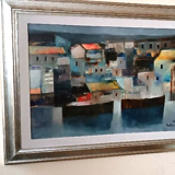 Oil painting on canvas - Marine - 1976 Lido Bettarini canvas 70x50 cm
