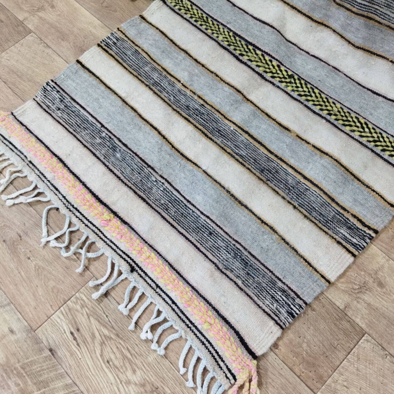 Handcrafted Moroccan Berber Rug 183 X 88CM