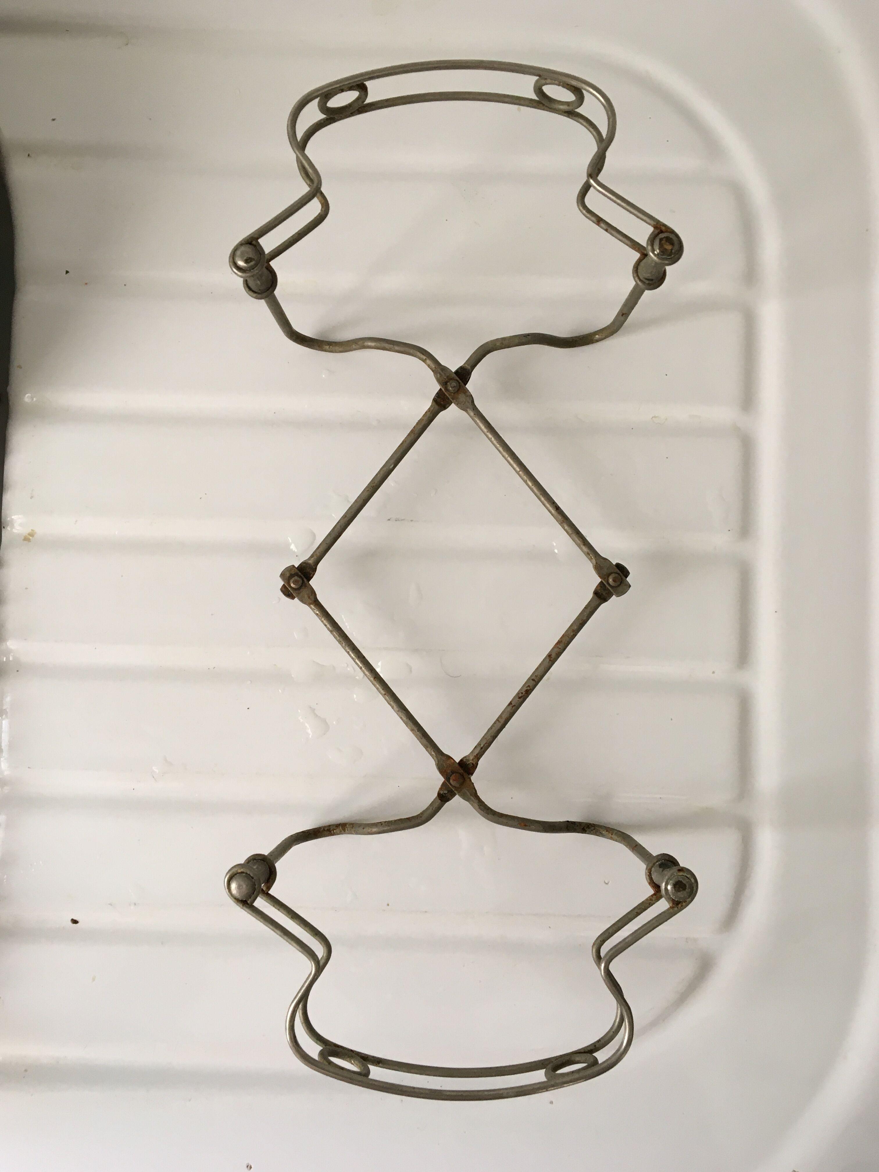 Vintage steel telescopic trifle