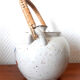 Stoneware tea set with currants, vintage Japan