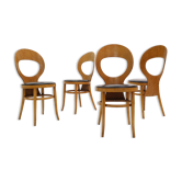 Set of 4 chairs model Baumann "Seagull"
