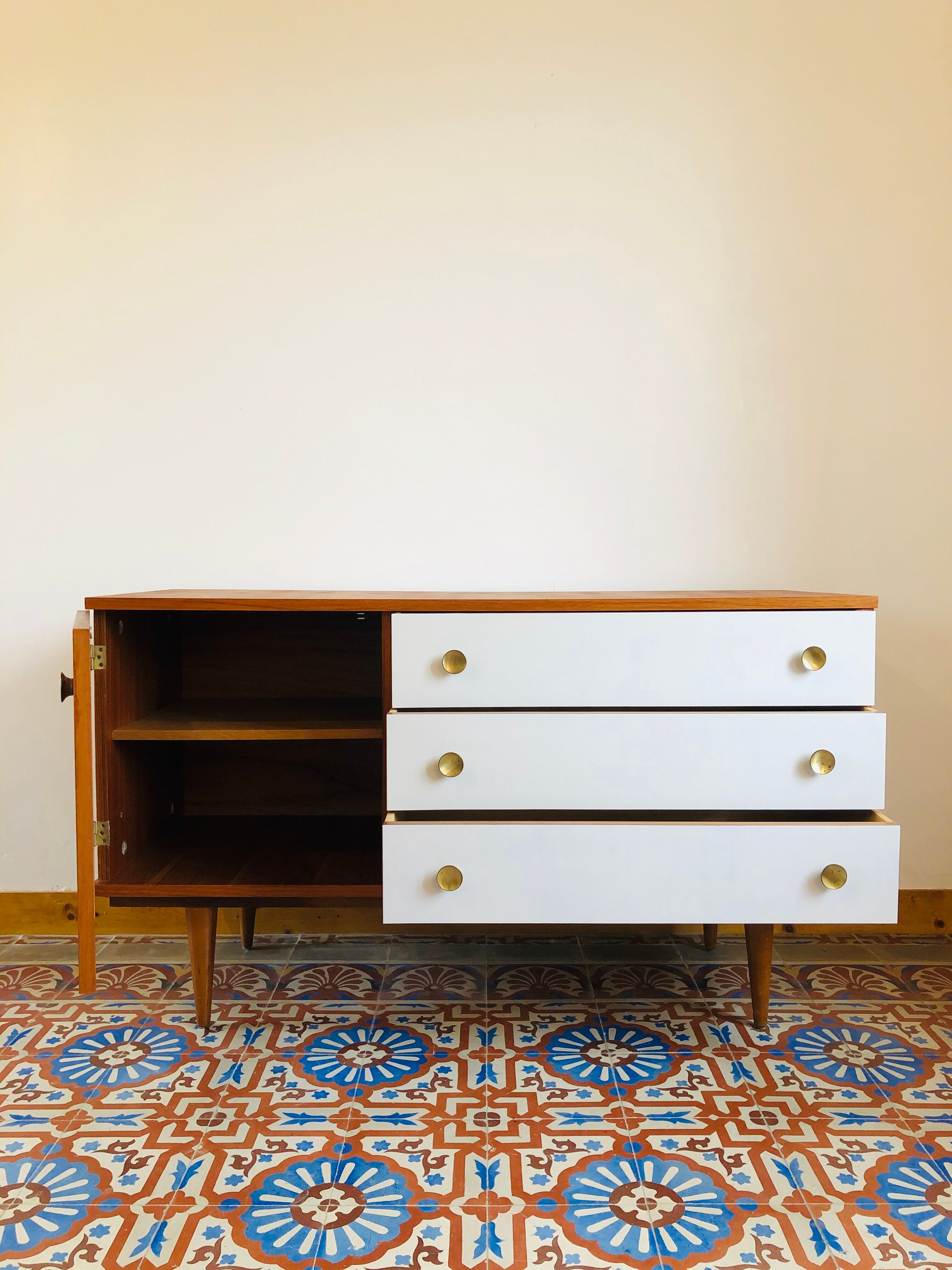 Vintage teak dresser