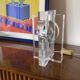 Sandro Petti, sculptural lucite table lamp, Maison Jansen France 1970s