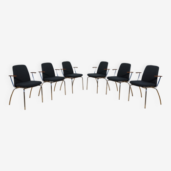 Danish Conference Armchairs, Cube Design, 2010s, Set of 6