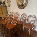 6 Windsor armchairs