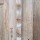 Large old double wooden door