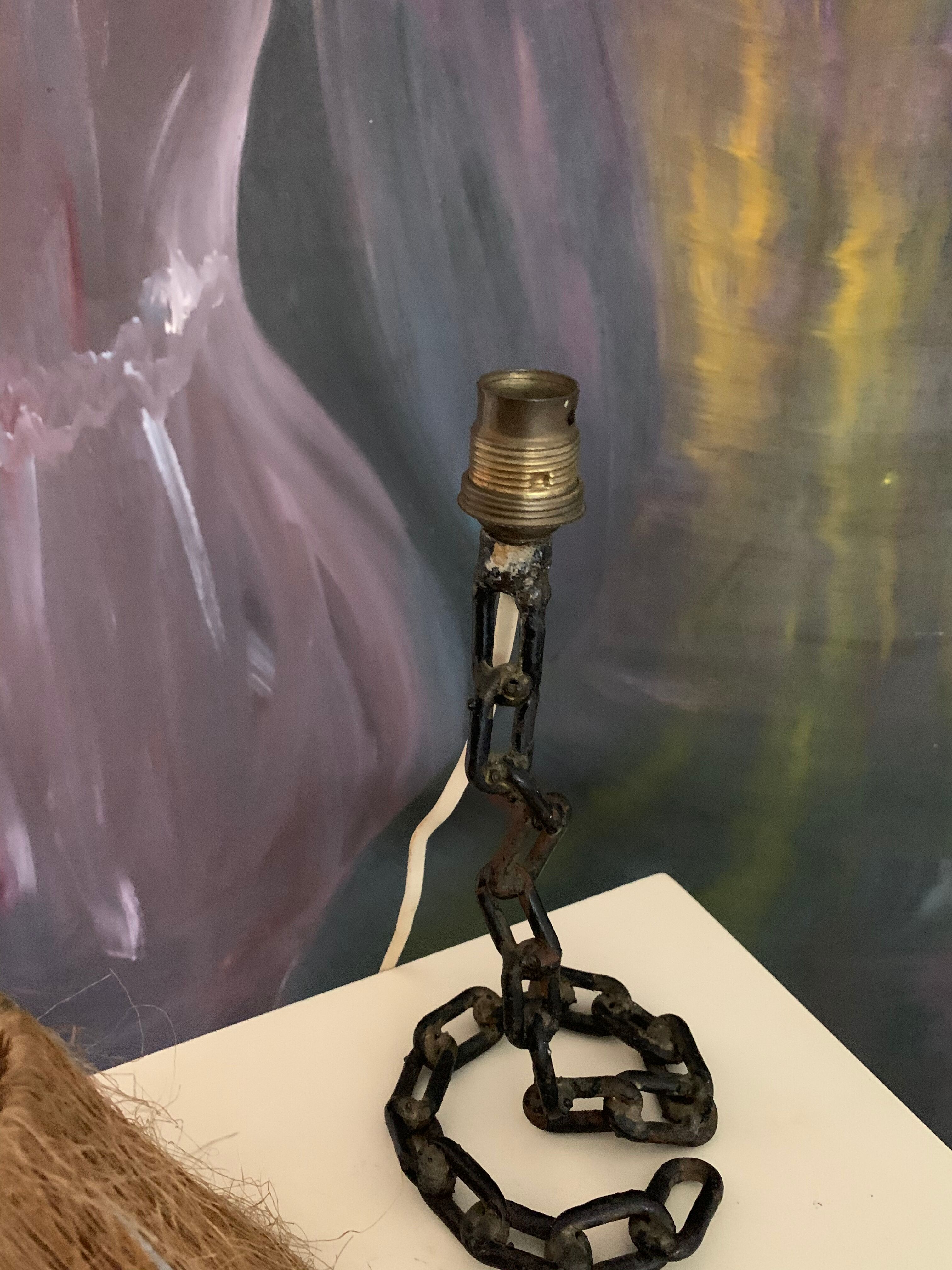 Brutalist vintage lamp